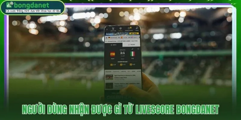 Livescore BongdaNET và lợi thế thông tin tức thì trong từng trận
